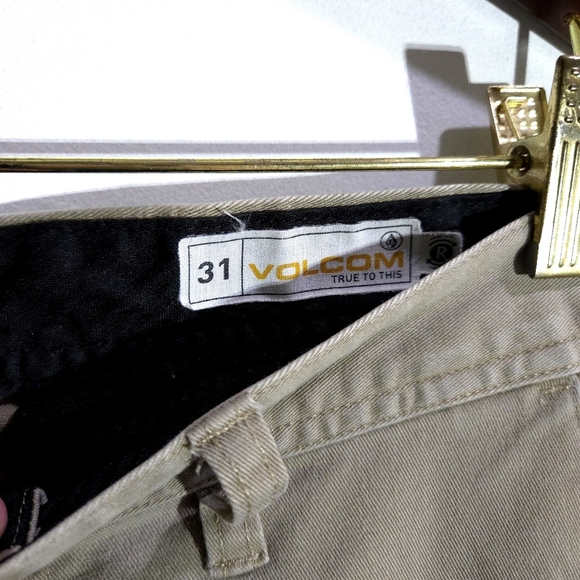 Volcom | Men's Light Tan Pants - Picture 7 of 10